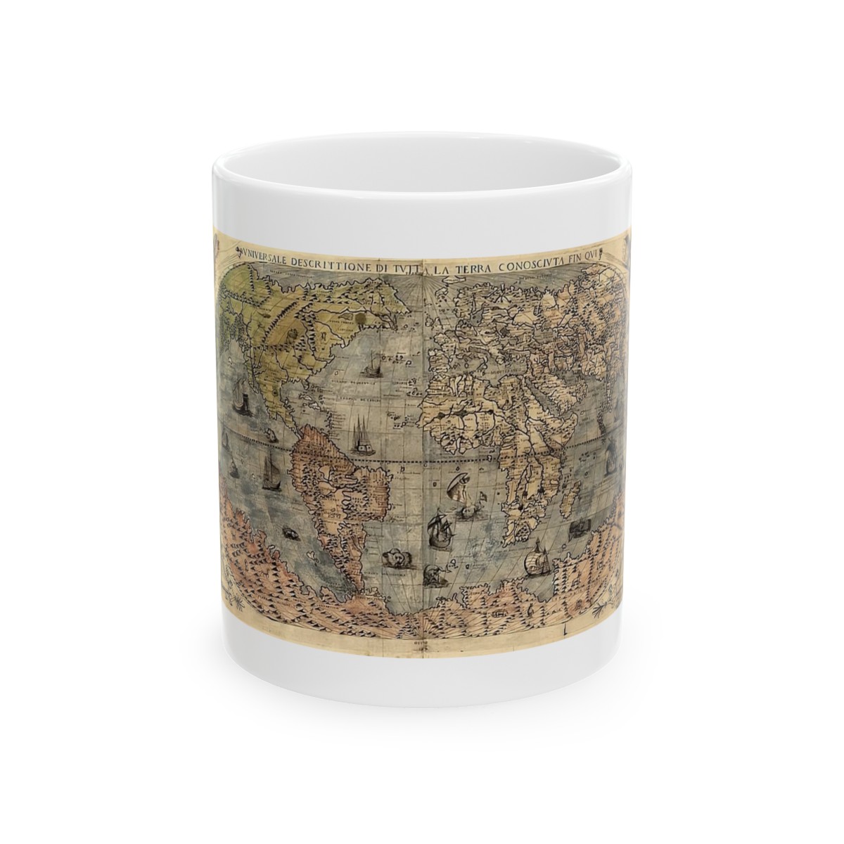 OLD WORLD MAP Ceramic Mug 11oz product main image