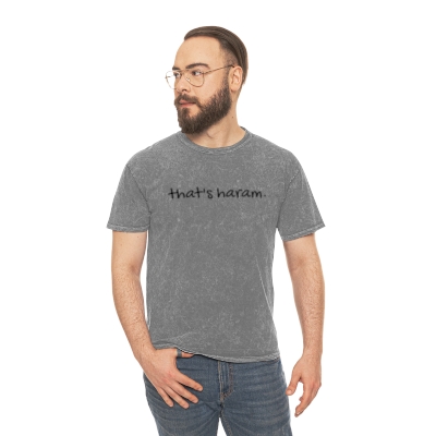 Haram Unisex Mineral Wash T-Shirt