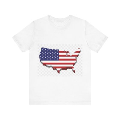 USA FLAG Unisex Jersey Short Sleeve Tee