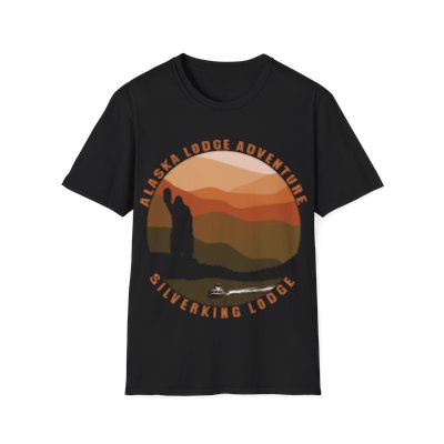Alaska Lodge Adventure Sunset T-Shirt