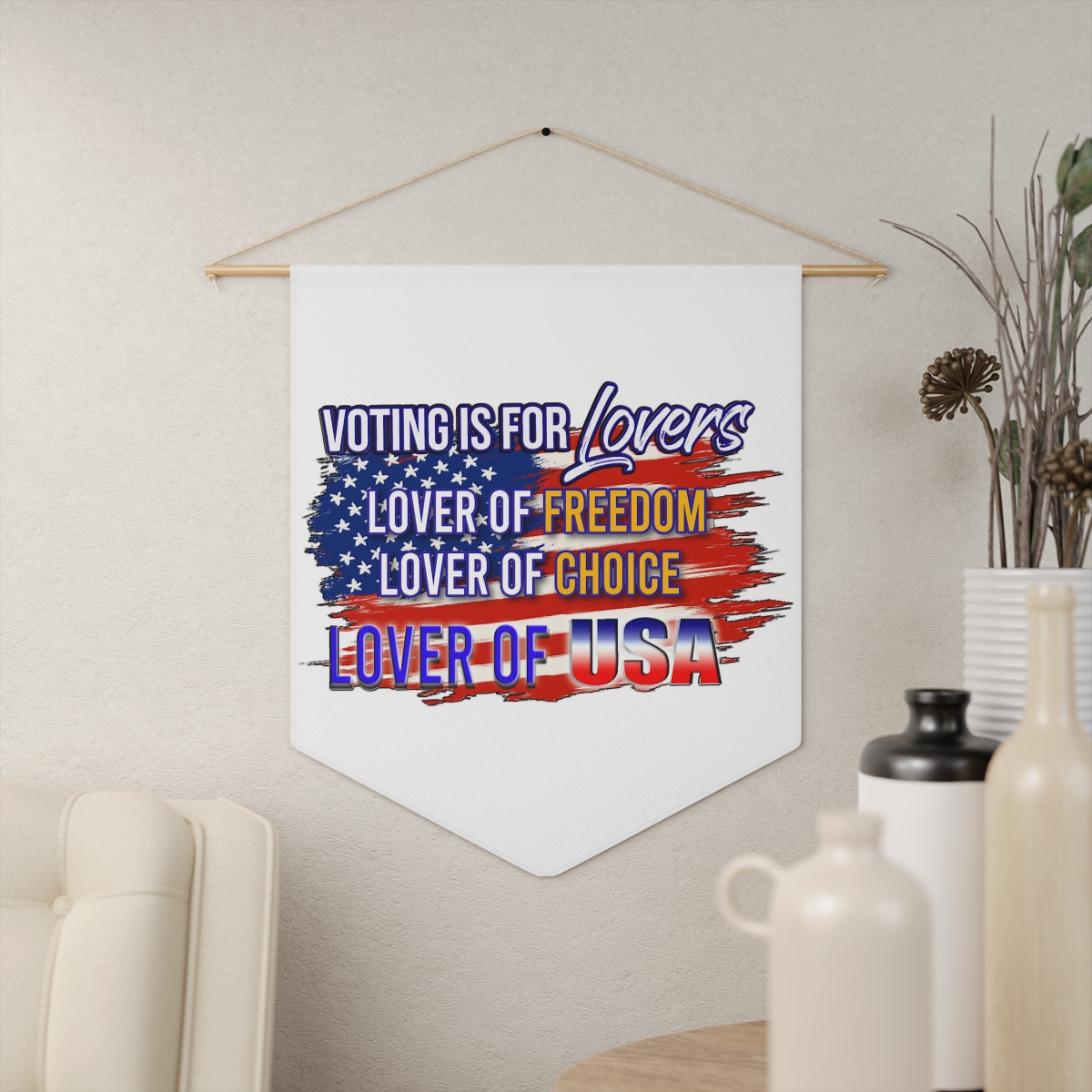 Lover of USA Pennant product thumbnail image
