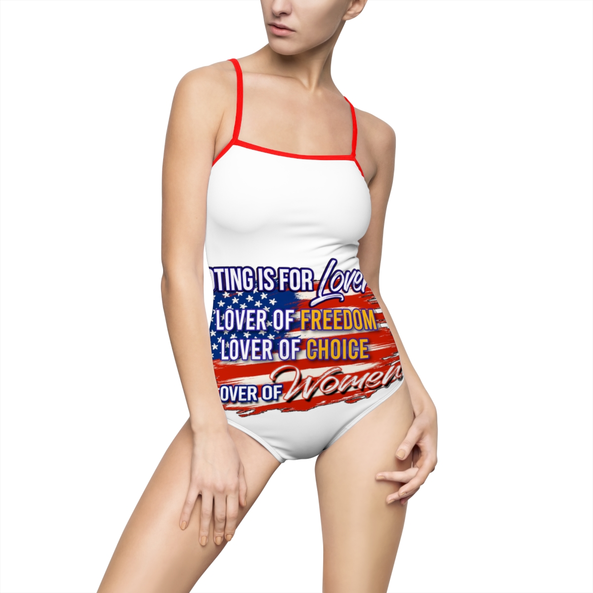 Lover of Women Women's One-piece Swimsuit (AOP) product thumbnail image