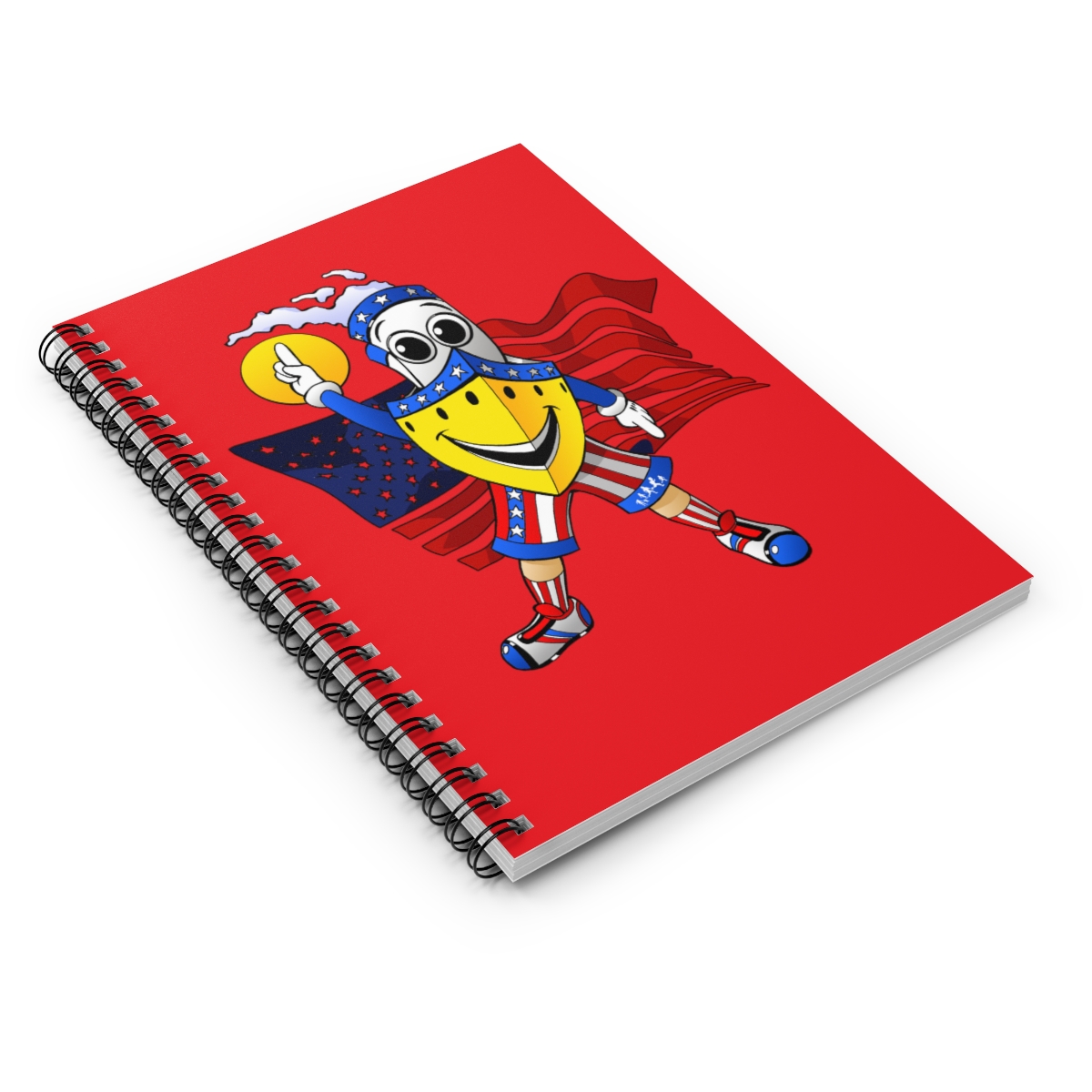 BUDDY CRUISE Patriot Spiral Notebook - Ruled Line - Great for Journaling & Drawing! product thumbnail image
