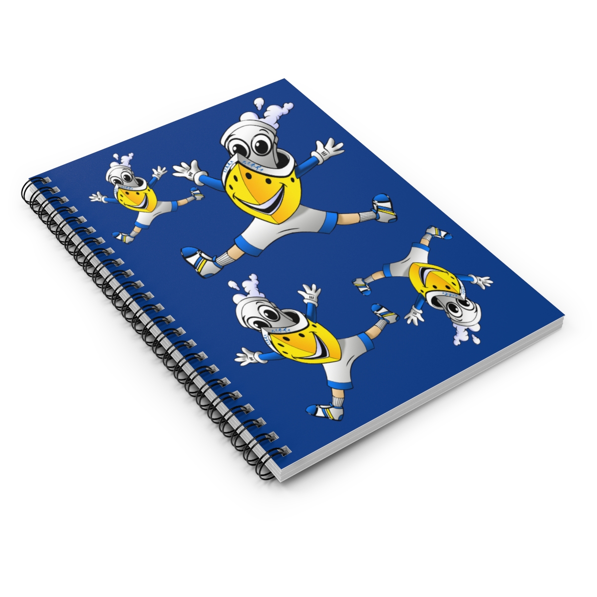 BUDDY CRUISE Buddy Blue Spiral Notebook - Ruled Line - Great for Journaling & Drawing! product thumbnail image