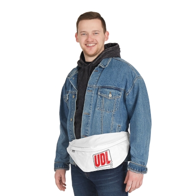 Universal Domino League - White-Large Fanny Pack
