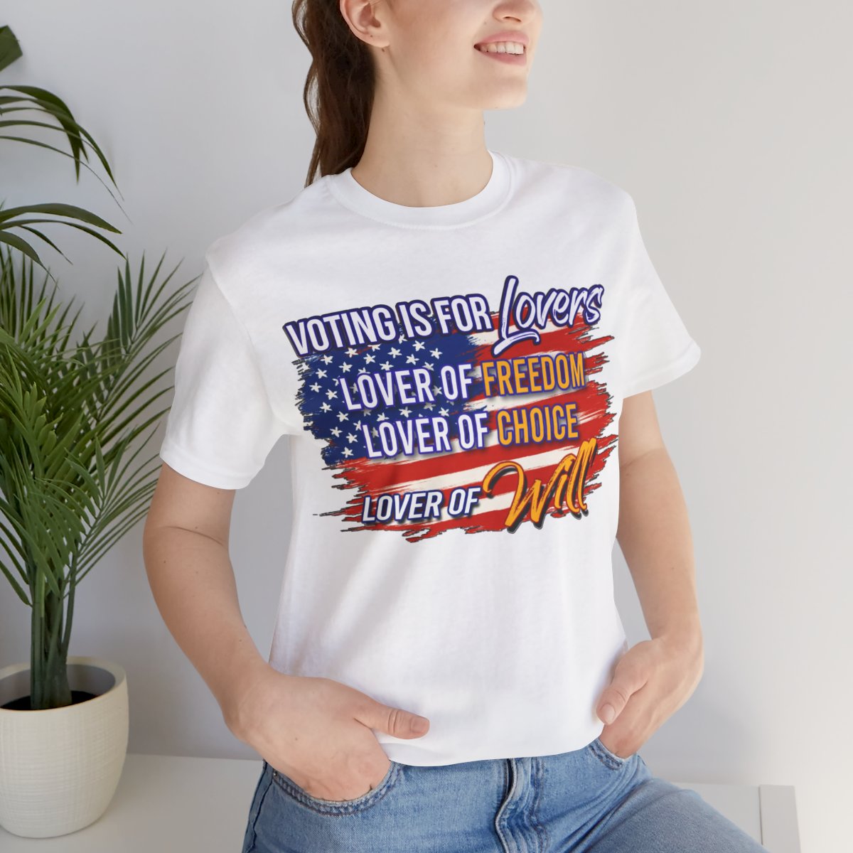 Lover of Will Honesty Back Unisex Jersey Short Sleeve Tee product thumbnail image