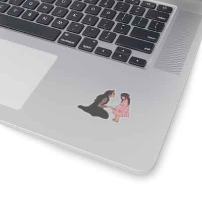 Rosalie "What Would You Say to Your Younger Self?" Transparent Kiss-Cut Sticker