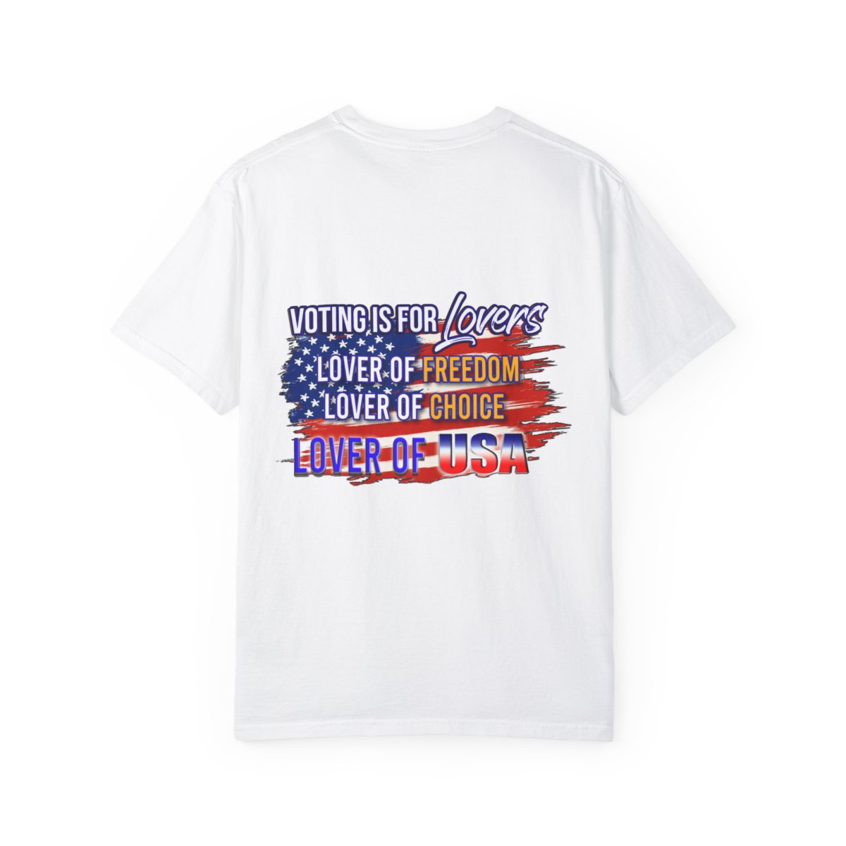 Lover of the USA Men Garment-White T-shirt product thumbnail image