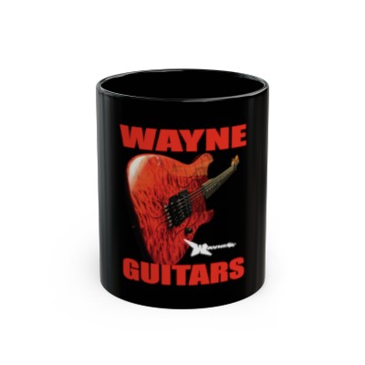 Wayne Red Quilt Guitar "Limited Edition" 11oz Mug