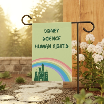 Disney Science Human Rights Garden & House Banner