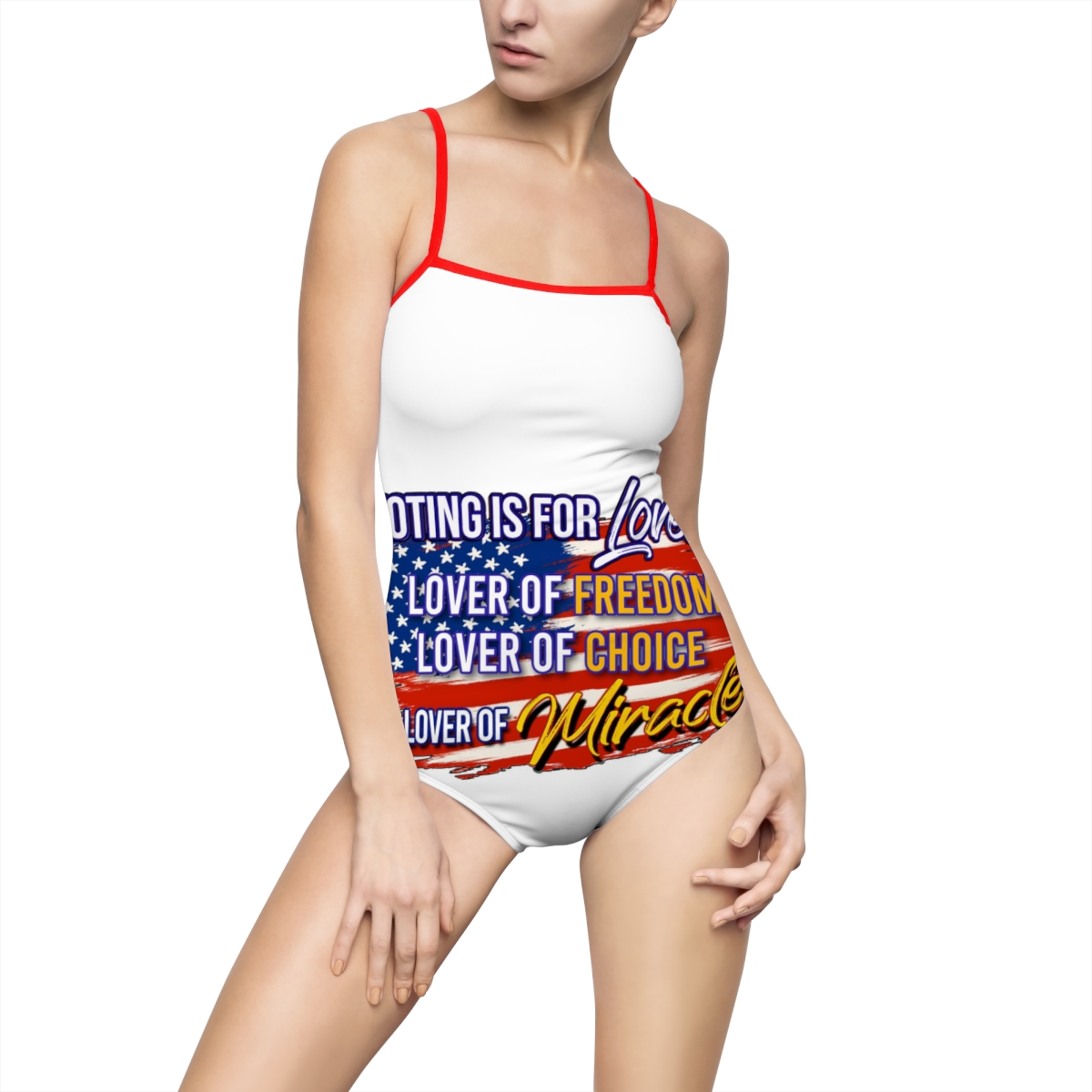 Lover of Miracles Women's One-piece Swimsuit (AOP) product thumbnail image