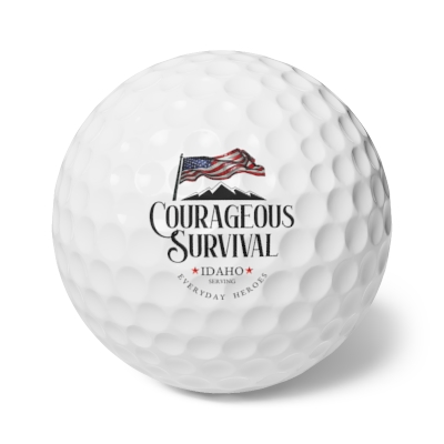 Courageous Survival Golf Balls, 6pcs