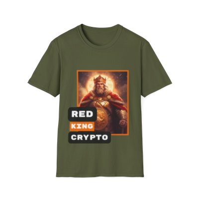 Red King Crypto Unisex Softstyle T-Shirt