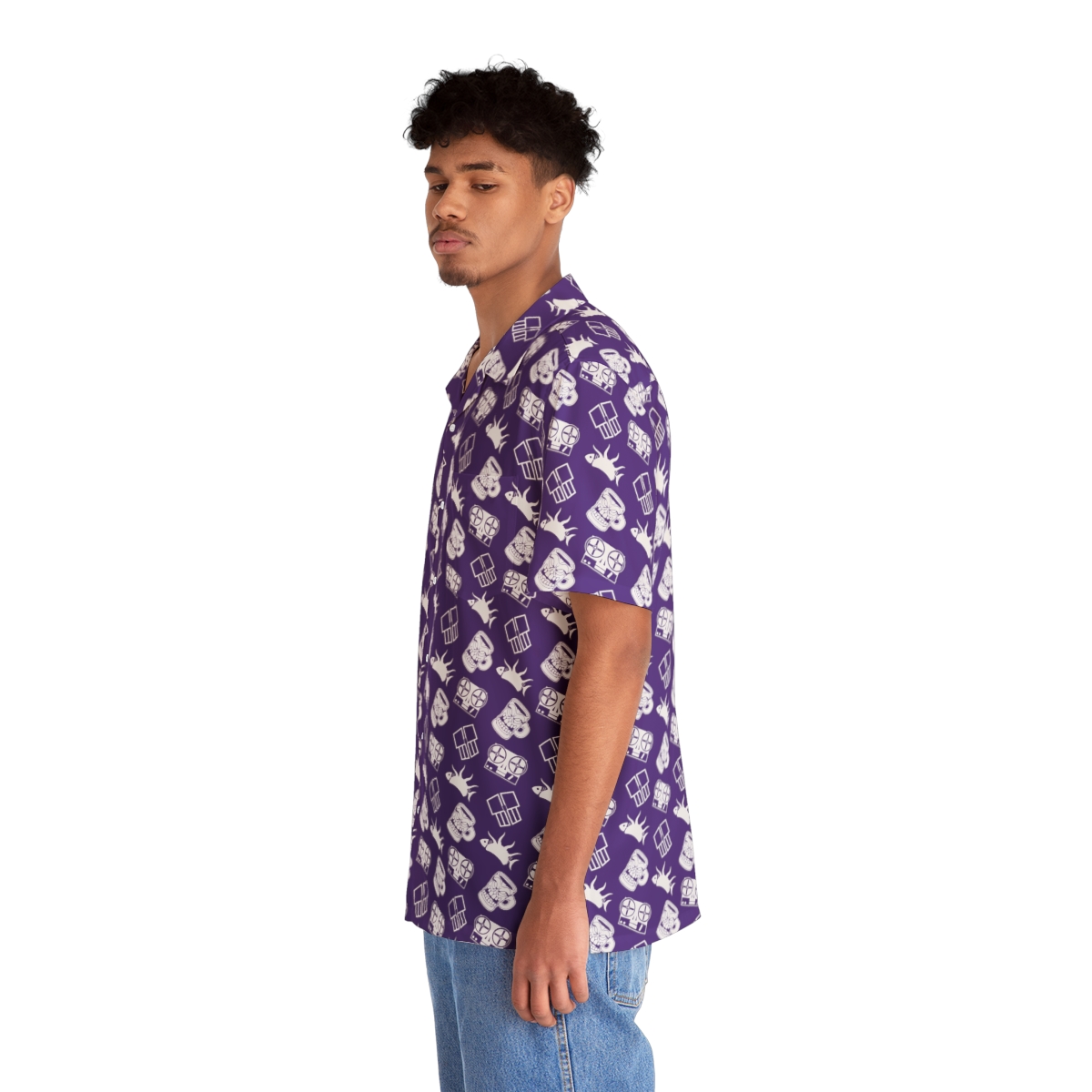 The King In Violet {Hawaiian Shirt} product thumbnail image