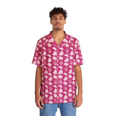The King In Rose {Hawaiian Shirt}