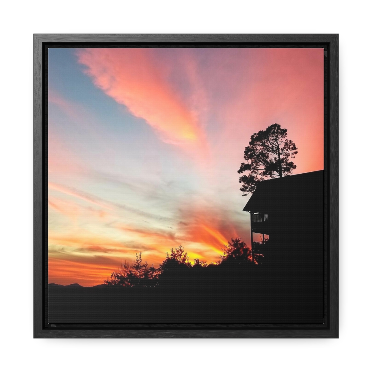 Dolly Wood Gallery Canvas Wraps, Square Frame product main image
