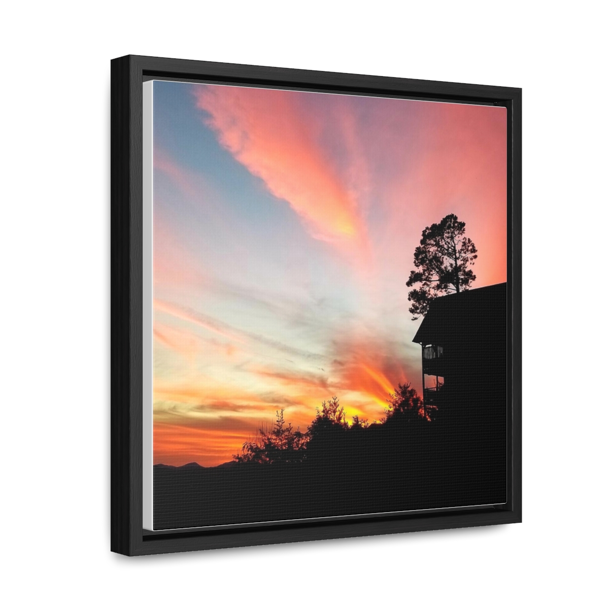 Dolly Wood Gallery Canvas Wraps, Square Frame product thumbnail image
