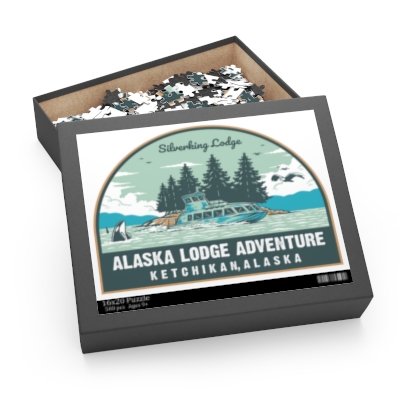 Alaska Lodge Adventure - Light Island - 500 Piece Puzzle 