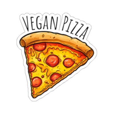 Vegan Pizza Sticker