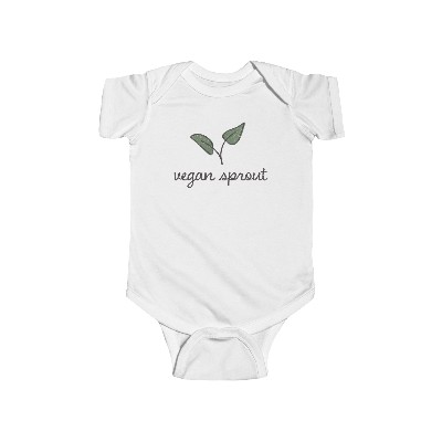 Vegan Sprout Infant Fine Jersey Bodysuit