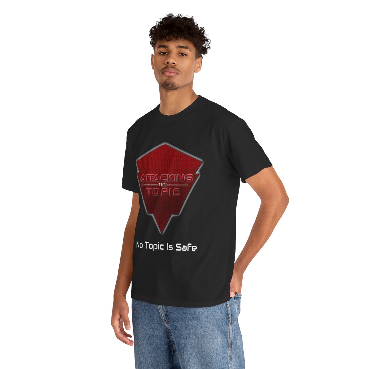 Attacking The Topic Unisex Heavy Cotton Tee product thumbnail image