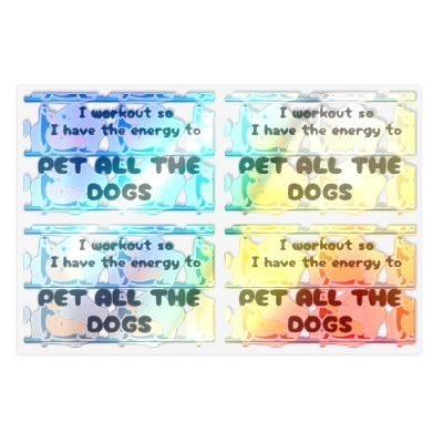 TTM Pet All the Dogs Sticker Sheets