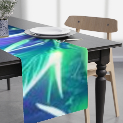 Futuristic Weed Table Runner