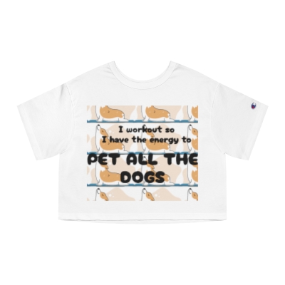 TTM Pet All the Dogs Champion Women's Heritage Cropped T-Shirt
