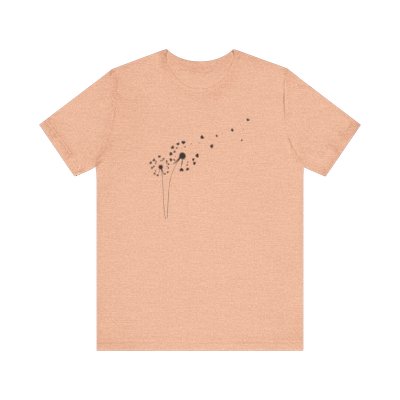 Dandelion Heart T-shirt  - Unisex Jersey Short Sleeve Tee