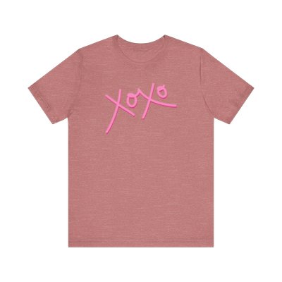Valentine's Day XOXO Women's T-Shirt Gift - Unisex Jersey Short Sleeve Tee