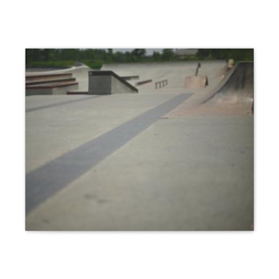 Bloomington, IN Switchyard Skatepark China Bank - Canvas Gallery Wraps