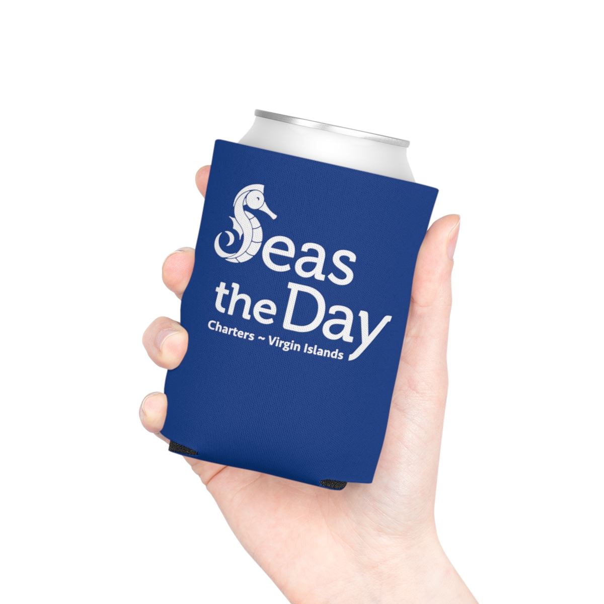 Seas the Day Can Koozie - Blue product thumbnail image