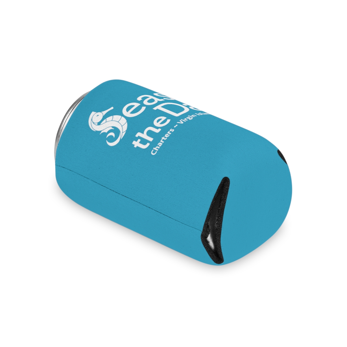 Seas the Day Can Koozie - Turquoise product main image