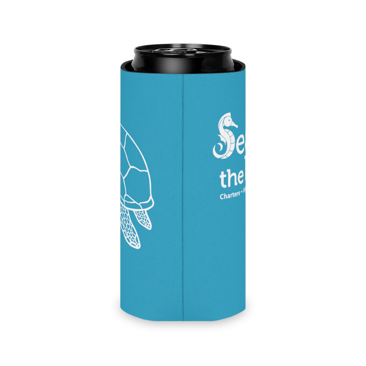 Sea Turtle Can Koozie - Turquoise product thumbnail image