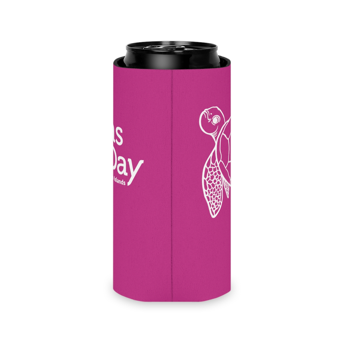 Sea Turtle Can Koozie - Pink product thumbnail image