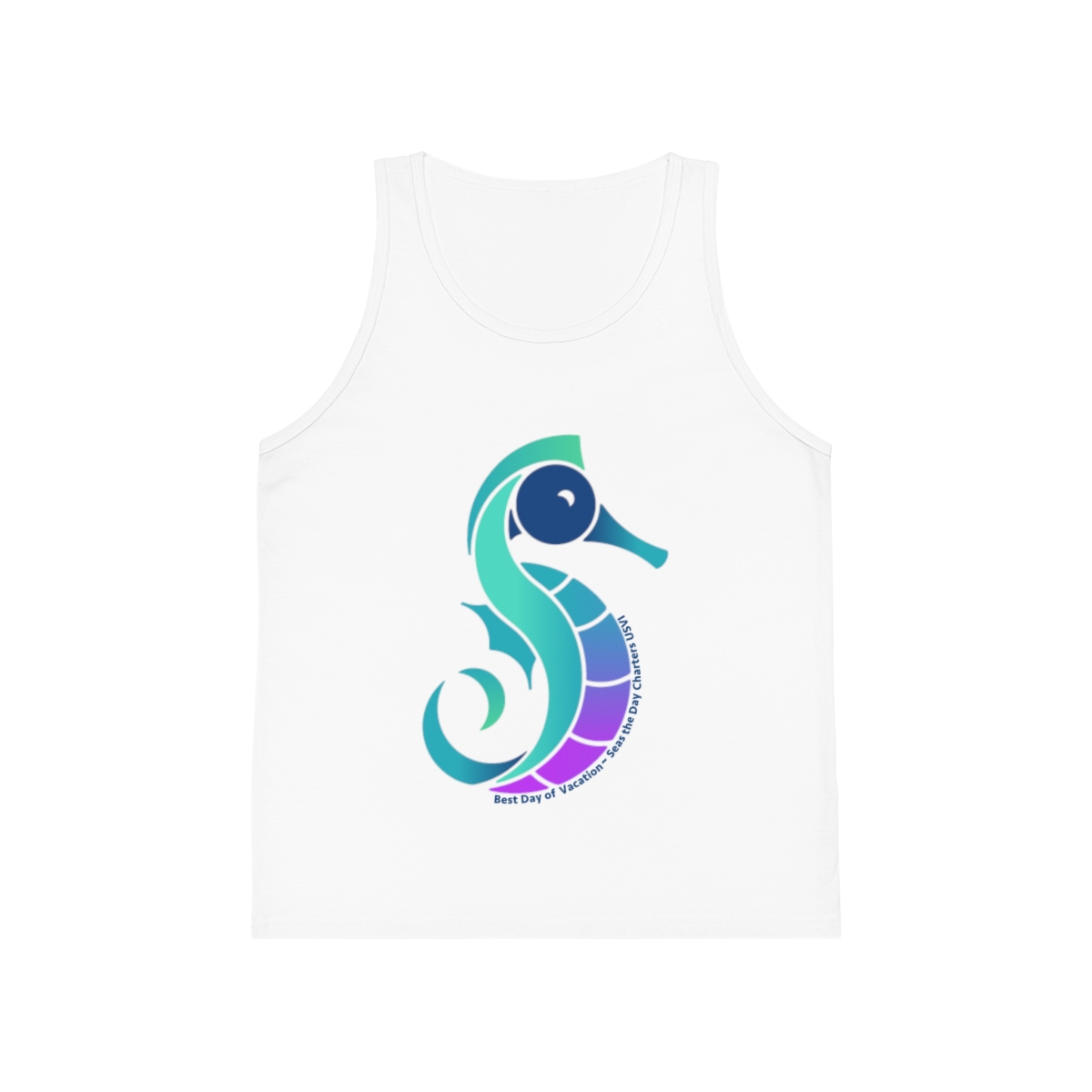Seas the Day | White Kid's Jersey Tank Top product thumbnail image