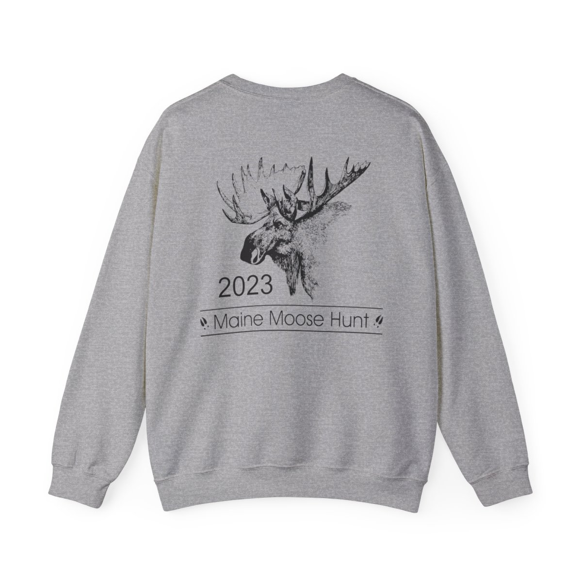 2023 Original Moose with pocket logo and full back design -Unisex Heavy Blend™ Crewneck Sweatshirt product thumbnail image
