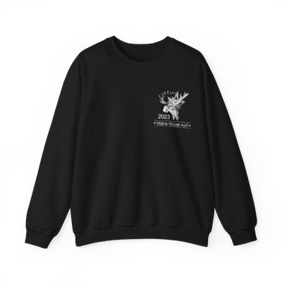  2023 Original Moose pocket logo with full back design Unisex Heavy Blend™ Crewneck Sweatshirt