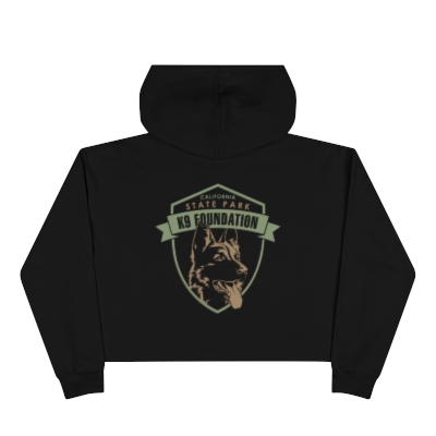Crop Hoodie Front and Back Logo