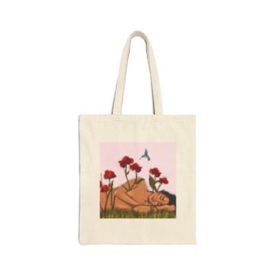"The best things" Cotton Canvas Tote Bag