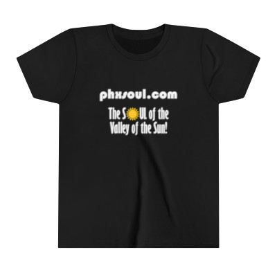 Youth PhxSoul.com Short Sleeve Dark Color Tee