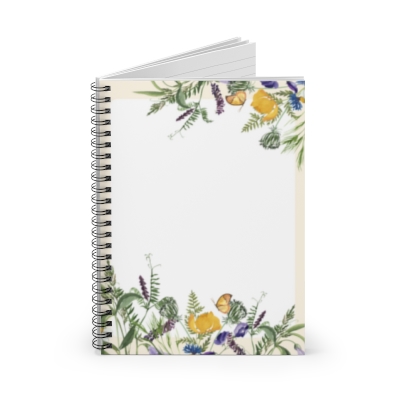 Floral Spiral Notebook 