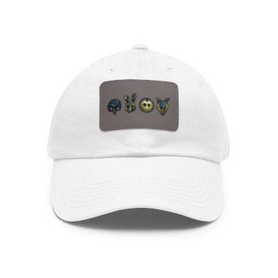 Masks - Dad Hat with Leather Patch (Rectangle)