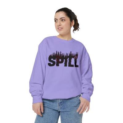 SPILL - Unisex Garment-Dyed Sweatshirt