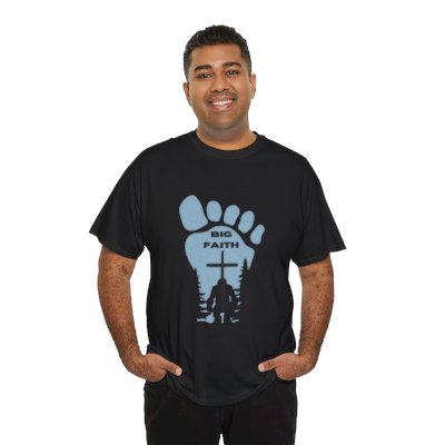 "Believe in Miracles" Big Foot T-Shirt