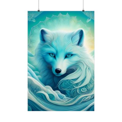 Arctic Fox - Premium Matte Vertical Posters