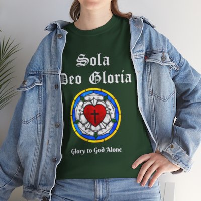 Soli Deo Gloria" Shirt - Exult in God's Glory Alone