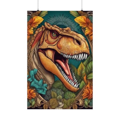 Tyrannosaurus Rex IV - Premium Matte Vertical Posters