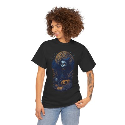 Halloween Witch V3 By 3rd Eye Perceptions ( Unisex Heavy Cotton Tee )
