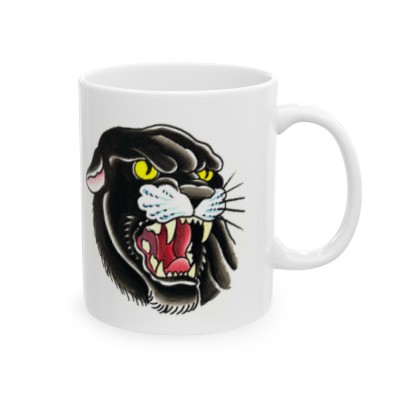 Black panther mug